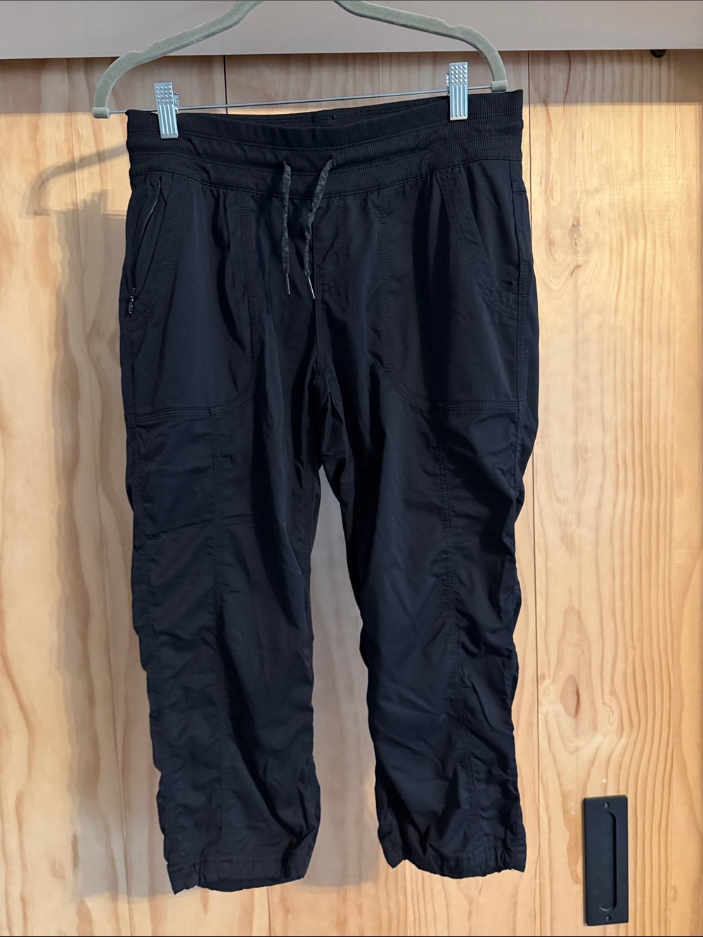 The North Face Black Lightweight Cropped with Drawstring